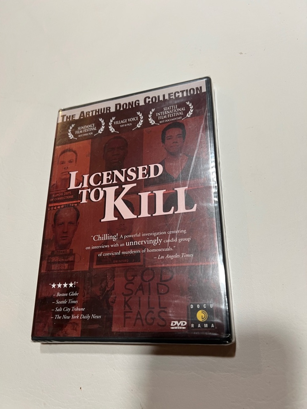 Licensed to Kill DVD - The Arthur Dong Collection. factory sealed brand new